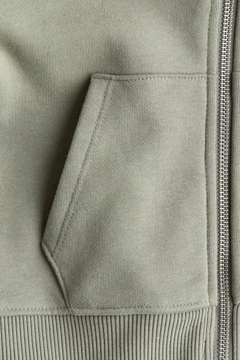 H&M Cotton zip-through hoodie